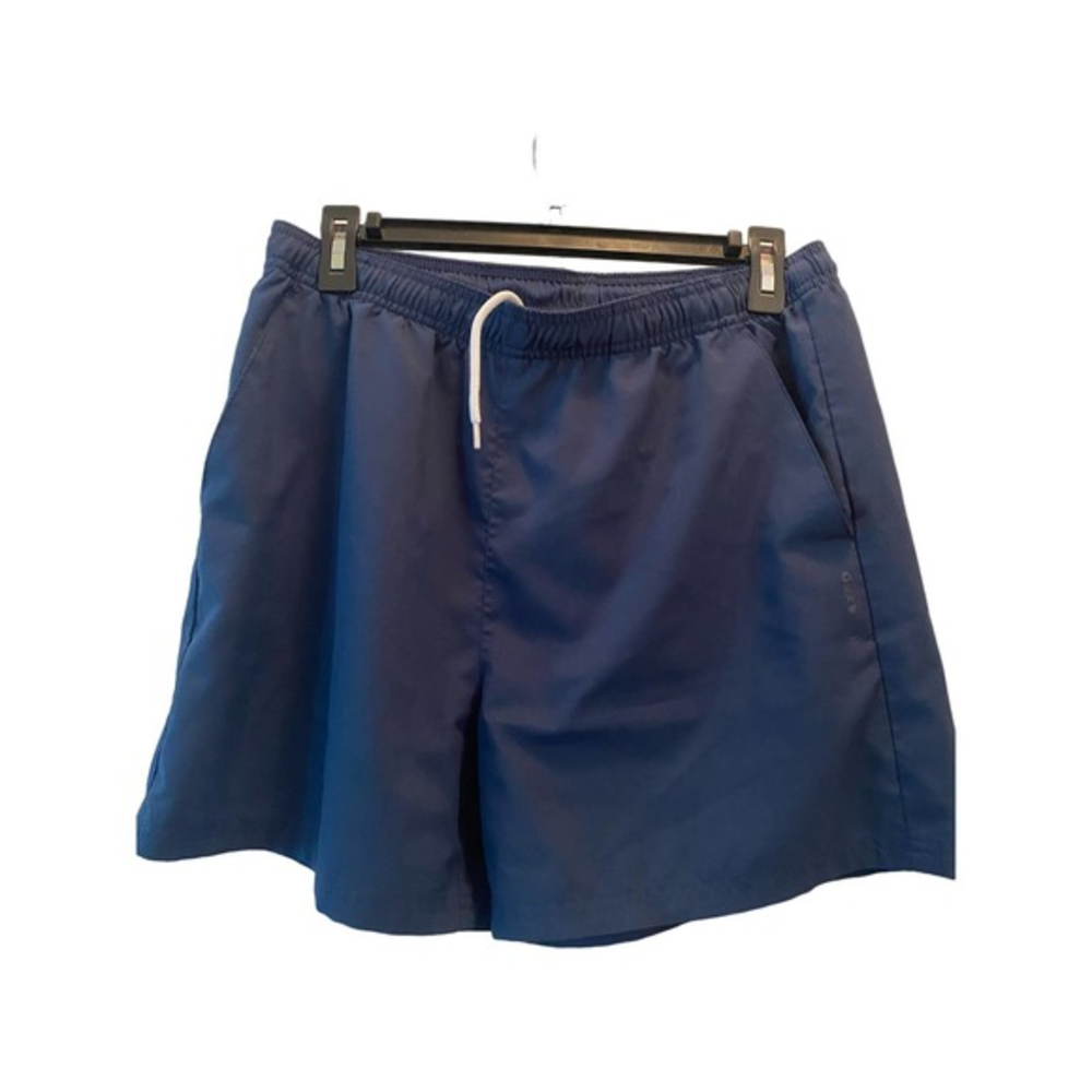 Men’s blue dri-fit relaxed running workout shorts blue size small